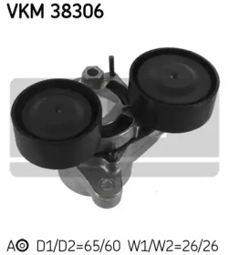VKM38306 SKF Натяжний ролик